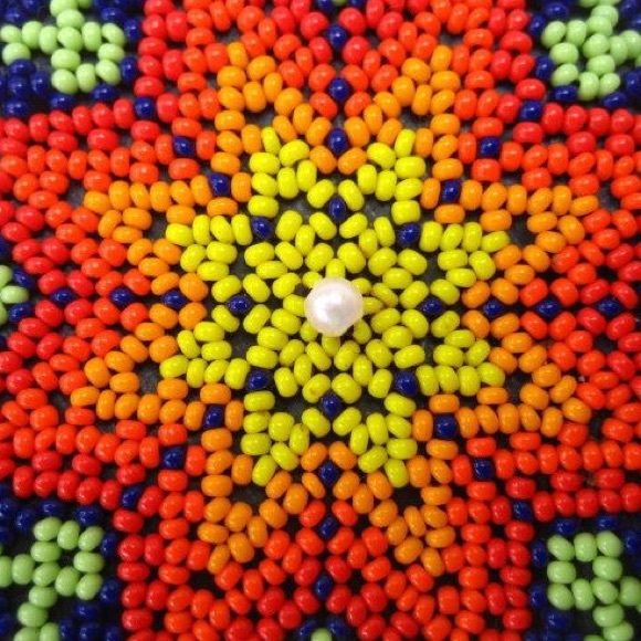 Mexican Dress Turquoise Mini Dress - Picture 2 of 3